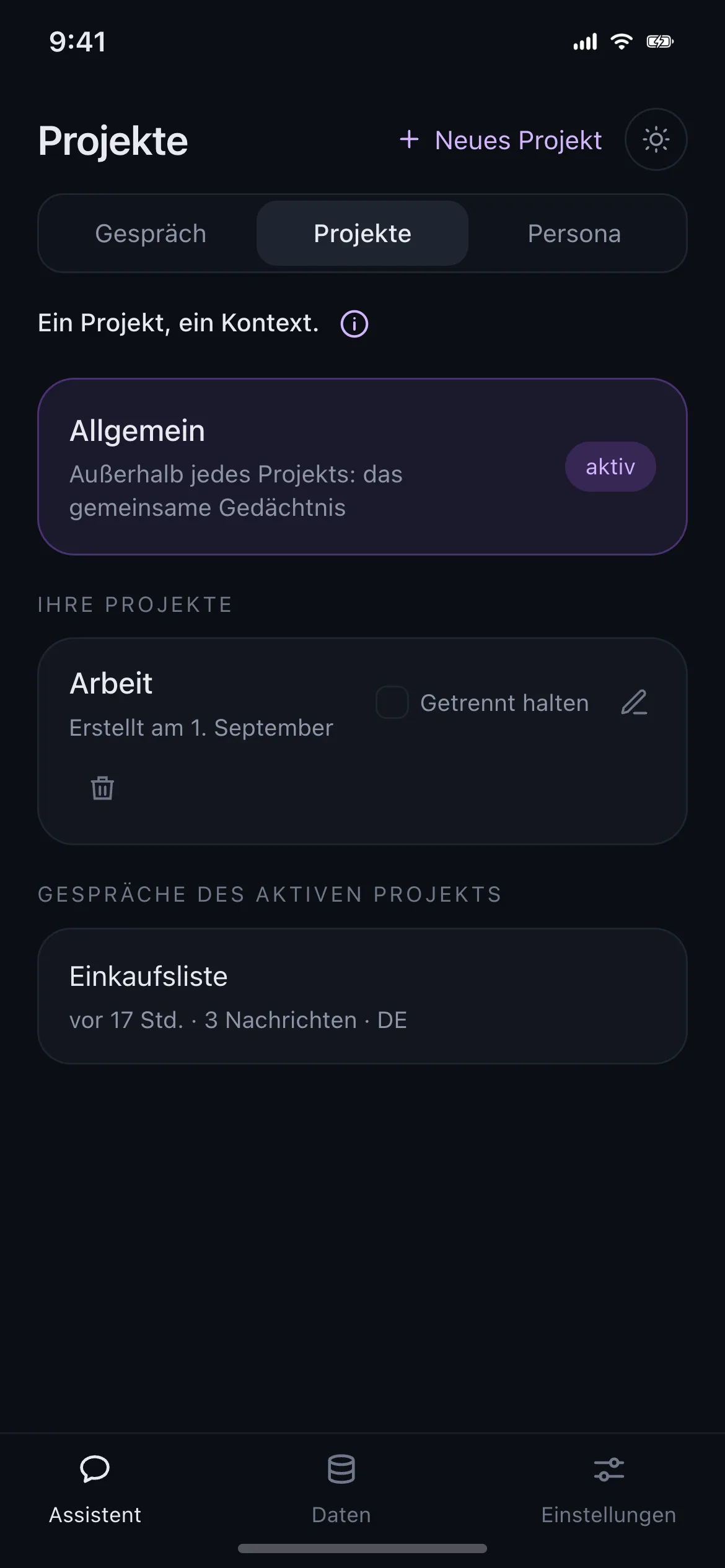 Projekte und Kontexte in IRIO
