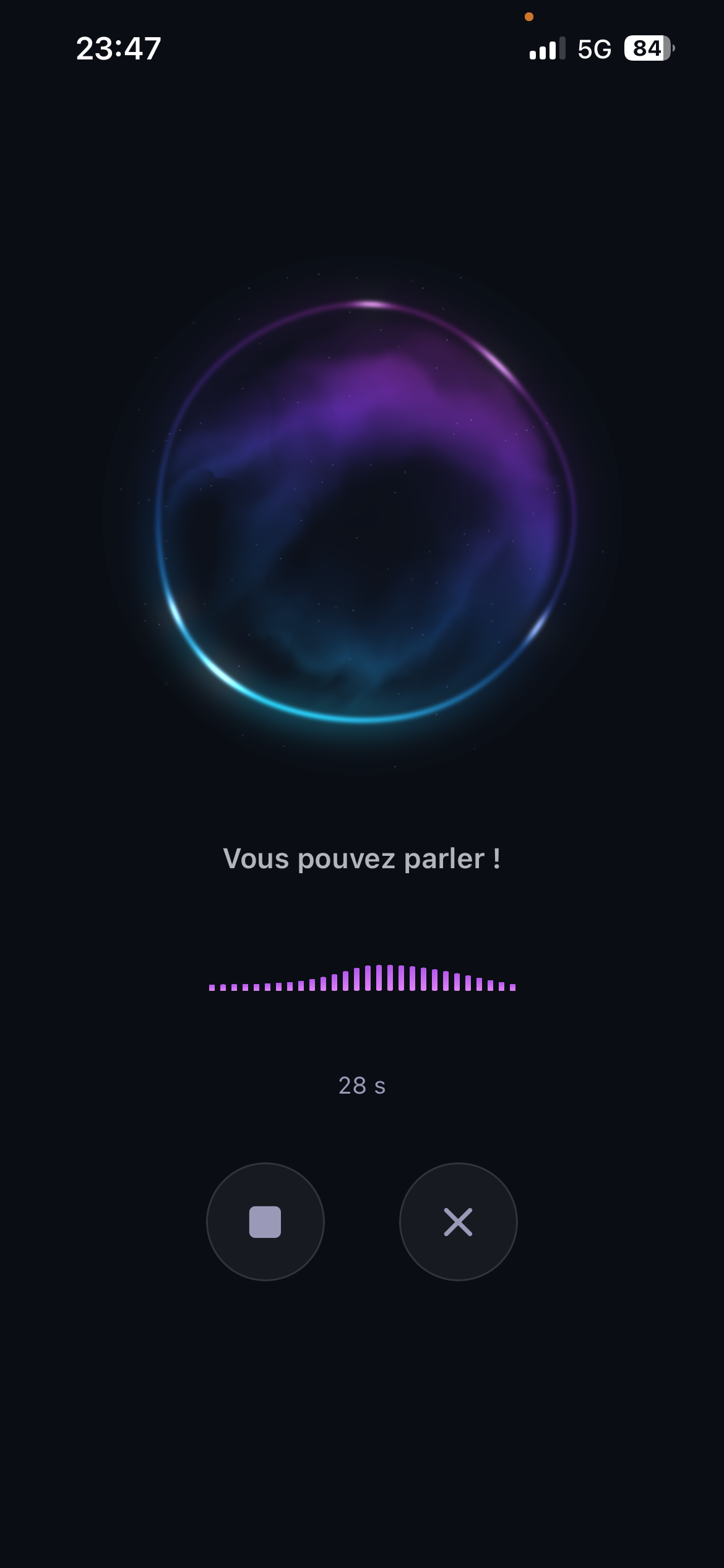 IRIO en écoute vocale