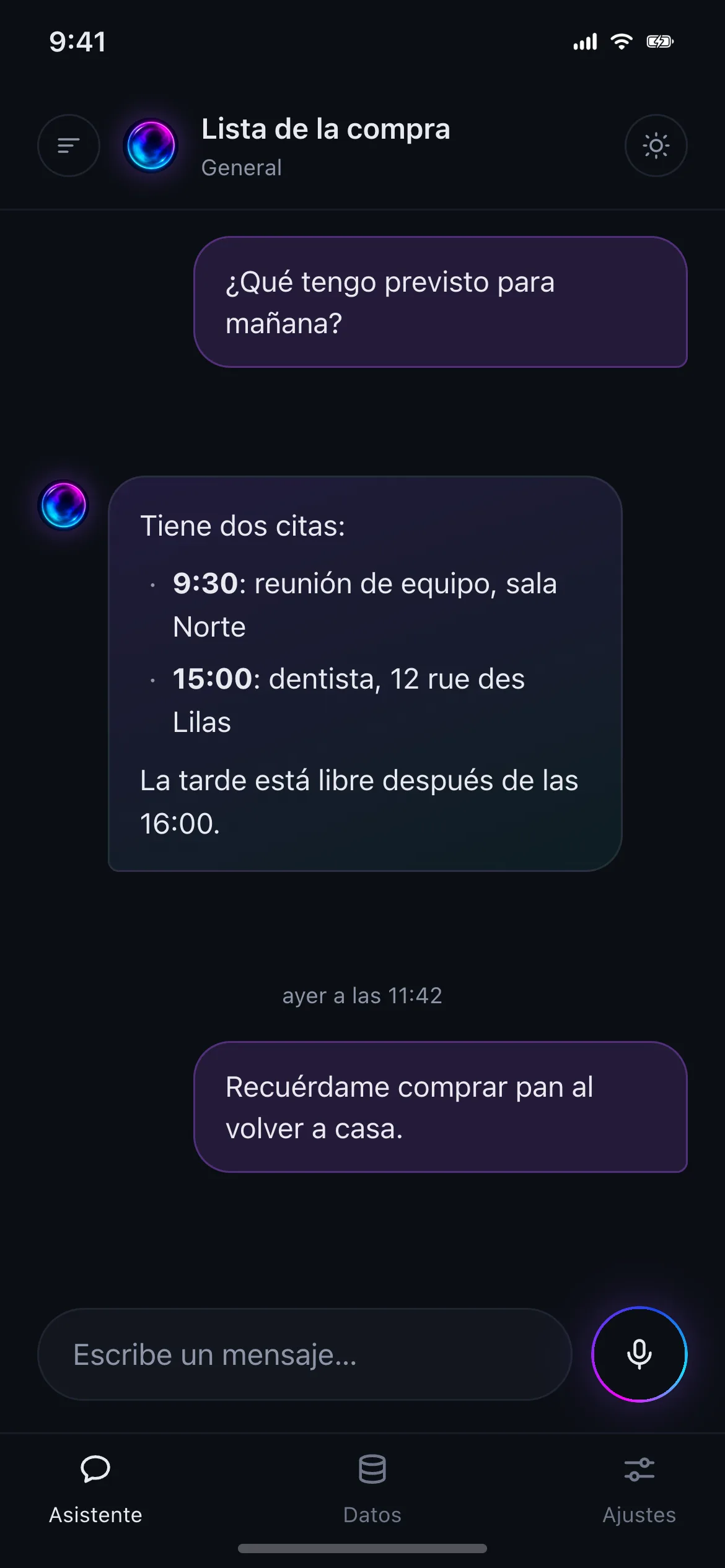 Conversación escrita con IRIO